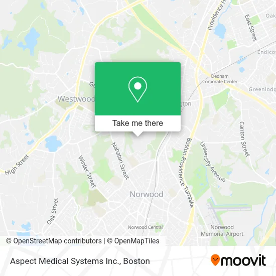Aspect Medical Systems Inc. map