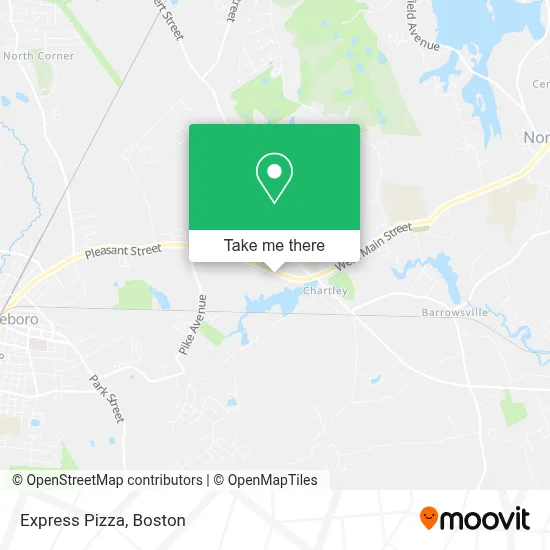 Express Pizza map