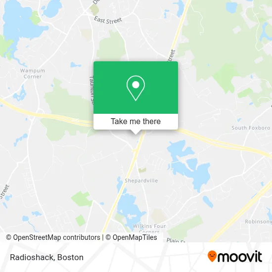 Radioshack map