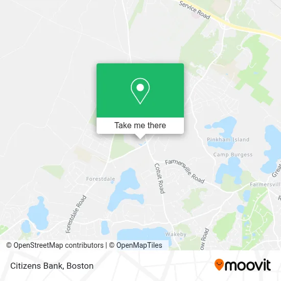 Citizens Bank map