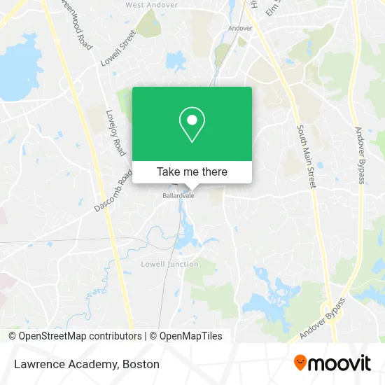 Lawrence Academy map