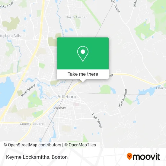 Keyme Locksmiths map