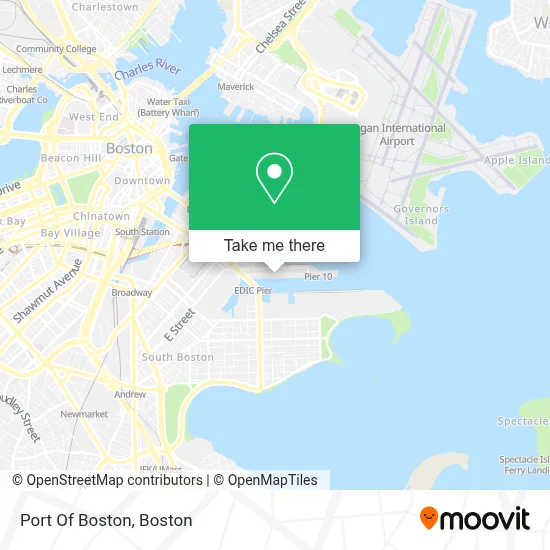 Port Of Boston map