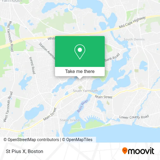 St Pius X map