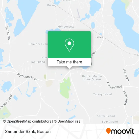Santander Bank map