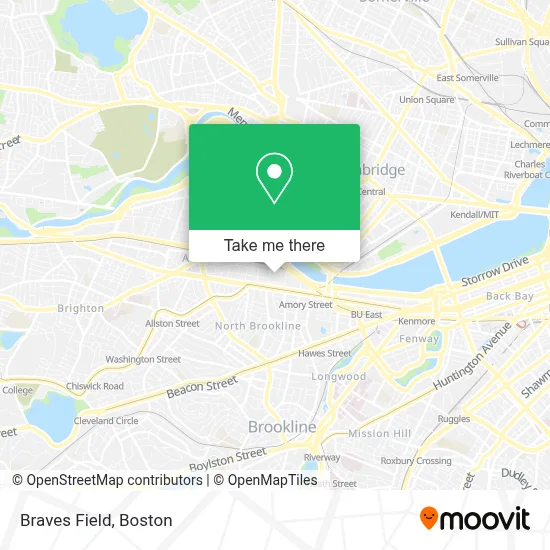 Braves Field map