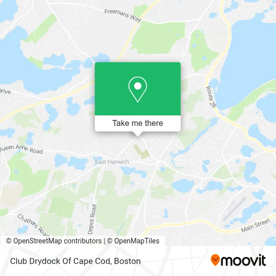 Club Drydock Of Cape Cod map
