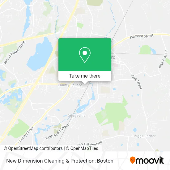 New Dimension Cleaning & Protection map