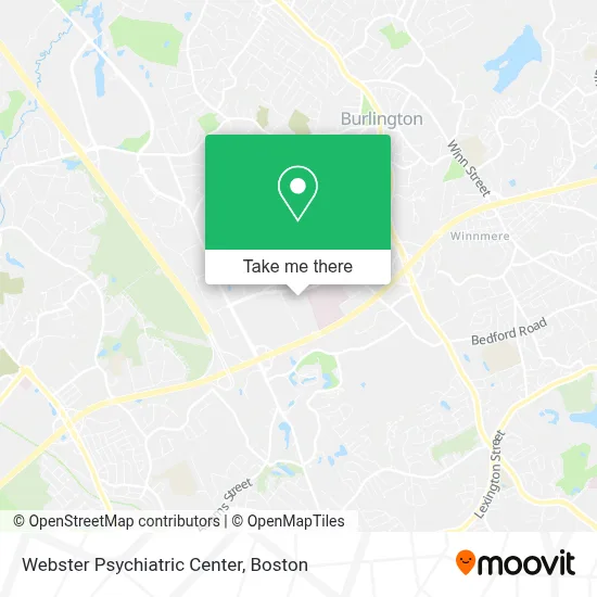 Webster Psychiatric Center map
