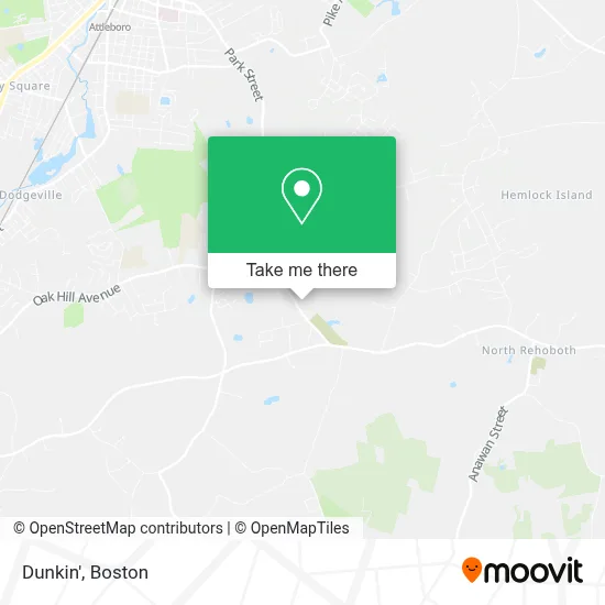Dunkin' map