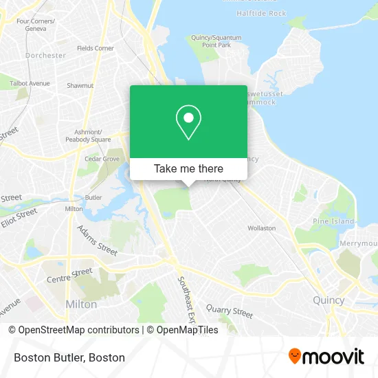 Boston Butler map