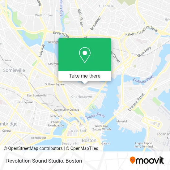 Revolution Sound Studio map