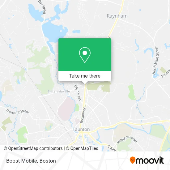 Boost Mobile map