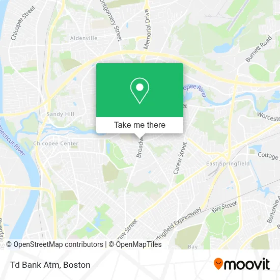 Td Bank Atm map
