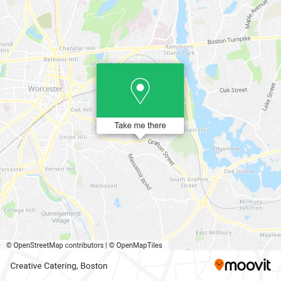 Creative Catering map
