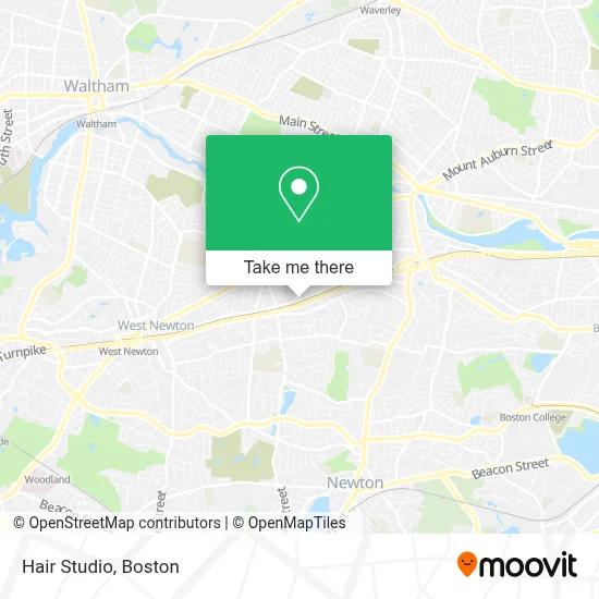 Hair Studio map