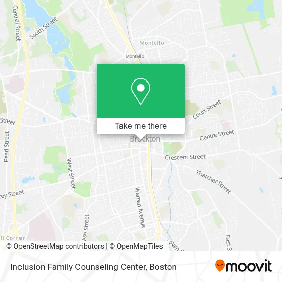 Inclusion Family Counseling Center map
