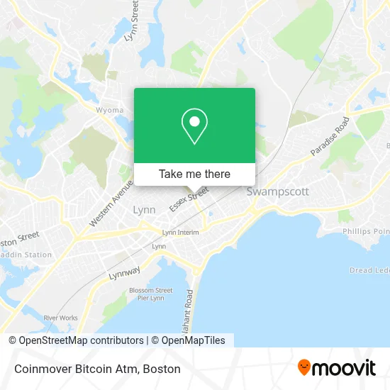 Coinmover Bitcoin Atm map