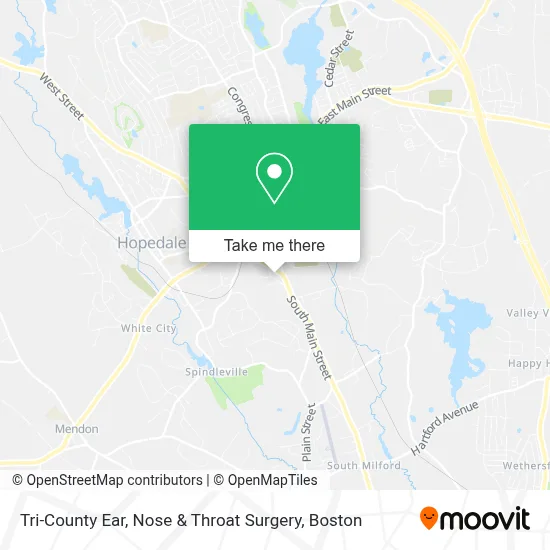 Tri-County Ear, Nose & Throat Surgery map
