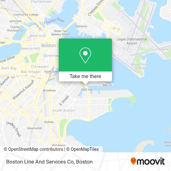 Boston Line And Services Co map