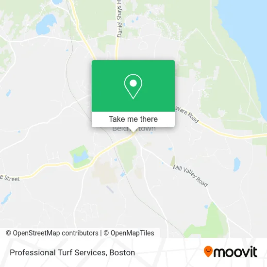 Professional Turf Services map