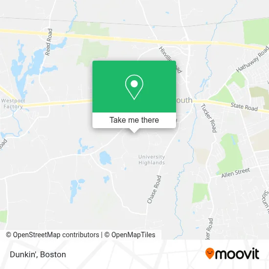 Dunkin' map