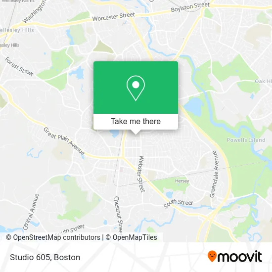 Studio 605 map