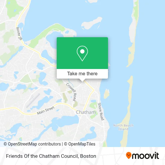 Friends Of the Chatham Council map