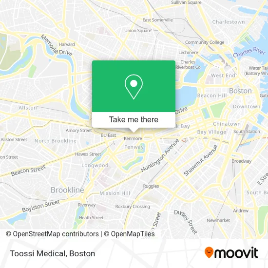 Toossi Medical map