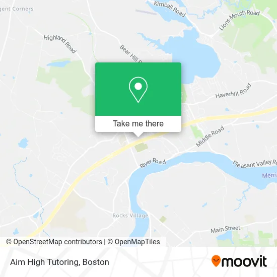 Aim High Tutoring map