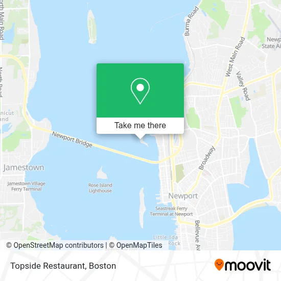 Topside Restaurant map