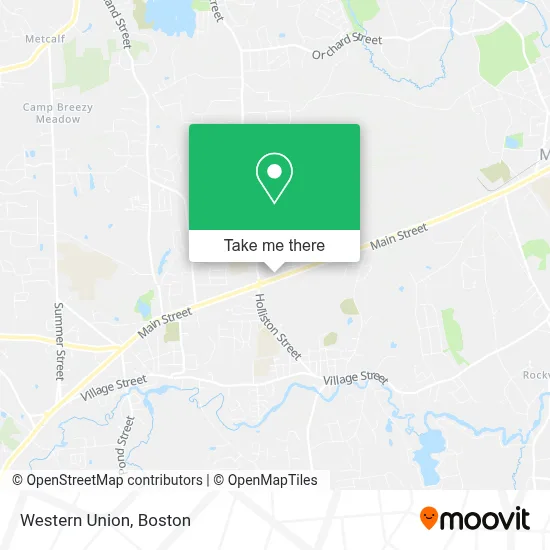 Western Union map