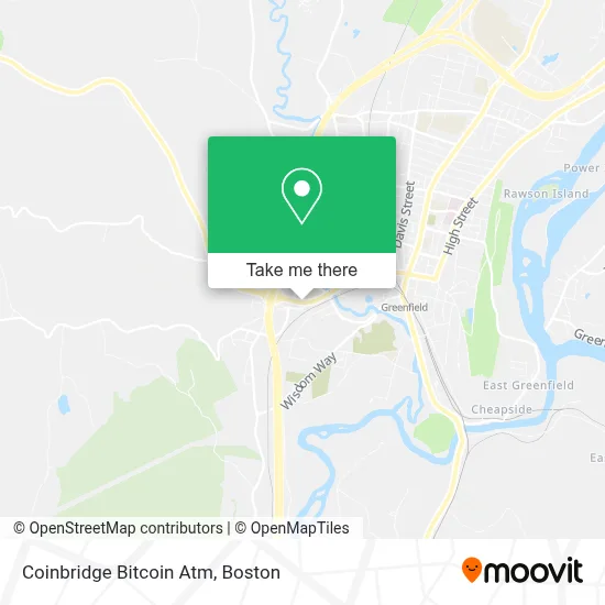 Coinbridge Bitcoin Atm map