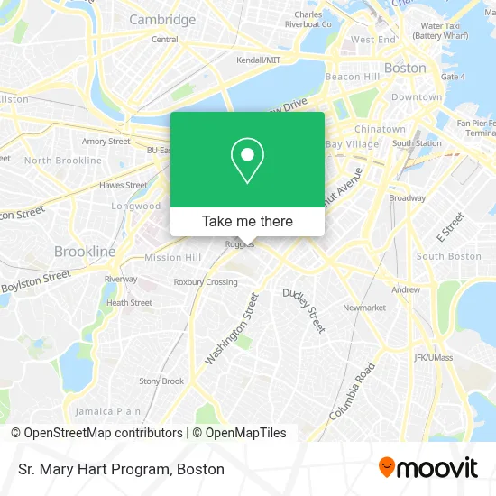 Sr. Mary Hart Program map