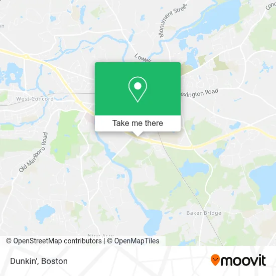 Dunkin' map