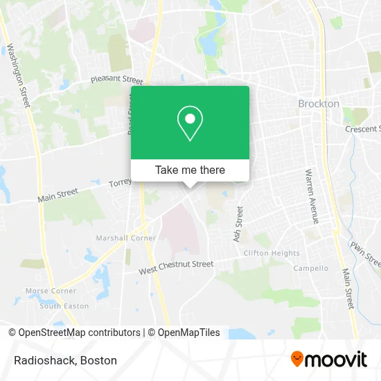 Radioshack map