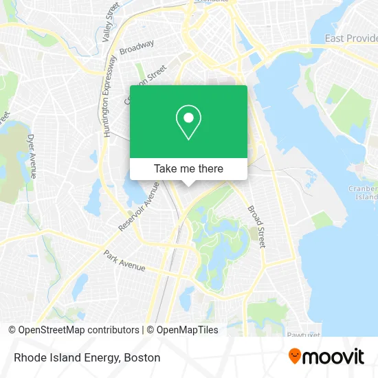 Rhode Island Energy map