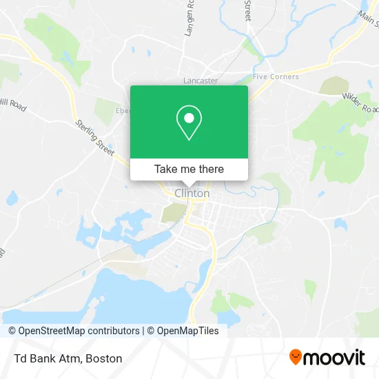 Td Bank Atm map