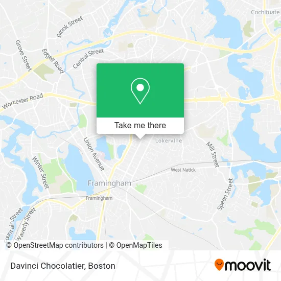 Davinci Chocolatier map