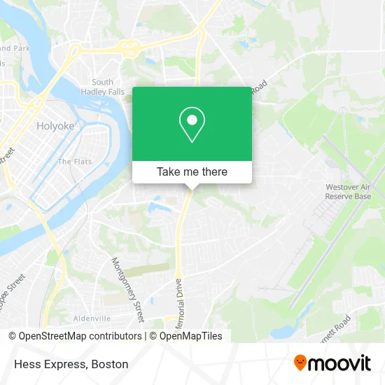 Hess Express map