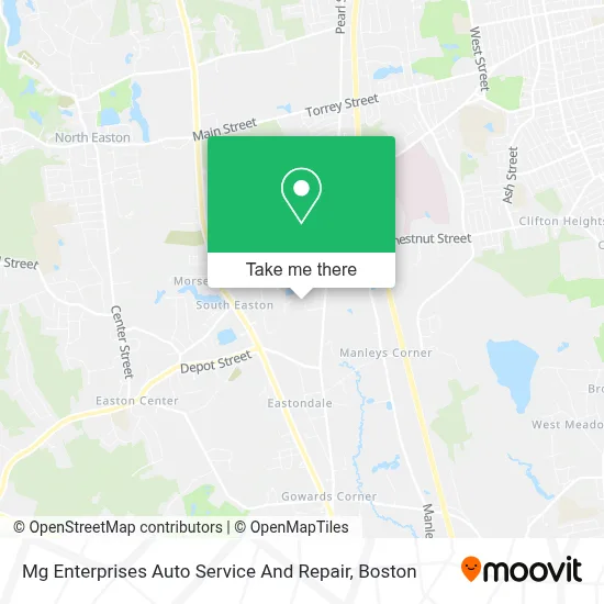 Mg Enterprises Auto Service And Repair map