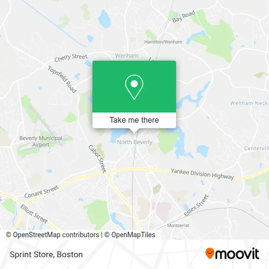 Sprint Store map