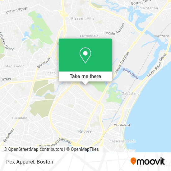 Pcx Apparel map