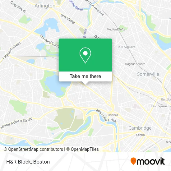 H&R Block map