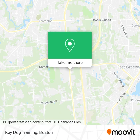 Key Dog Training map