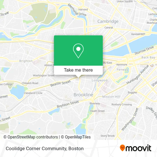 Coolidge Corner Community map