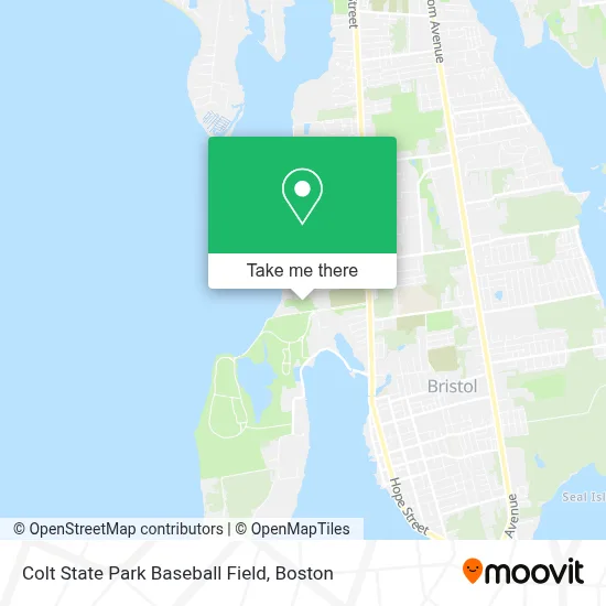 Colt State Park Baseball Field map