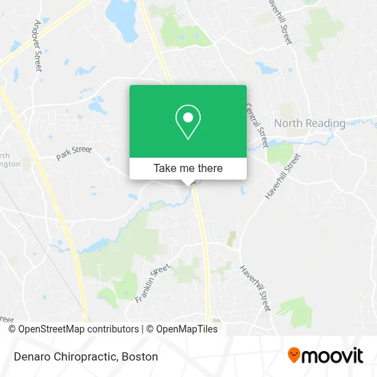 Denaro Chiropractic map