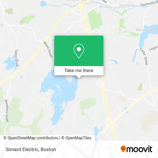 Simard Electric map
