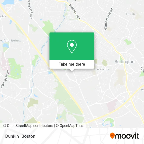 Dunkin' map